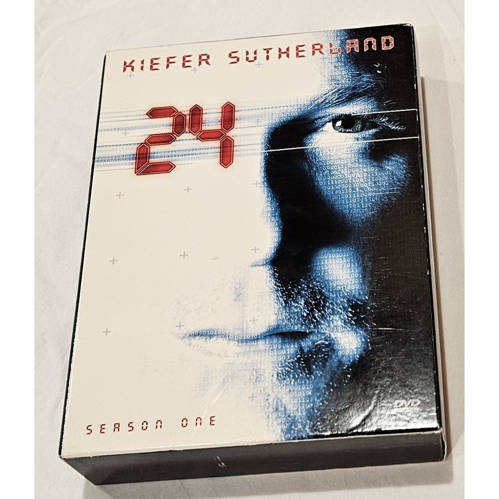 24 Season 1 DVD Complete Series Kiefer Sutherland Jack Bauer 6 Disc Set